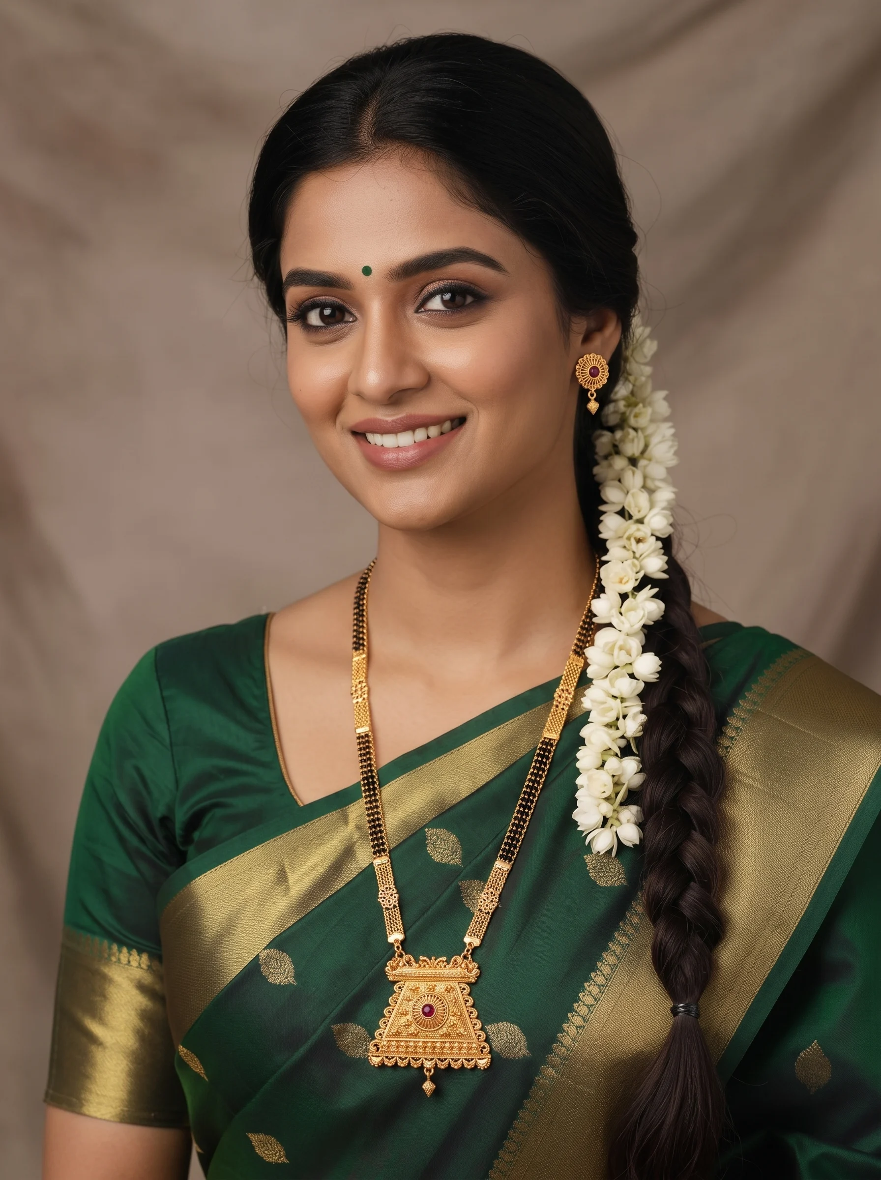 Heritage Gold-Plated Designer Mangalsutra Set - Image 2