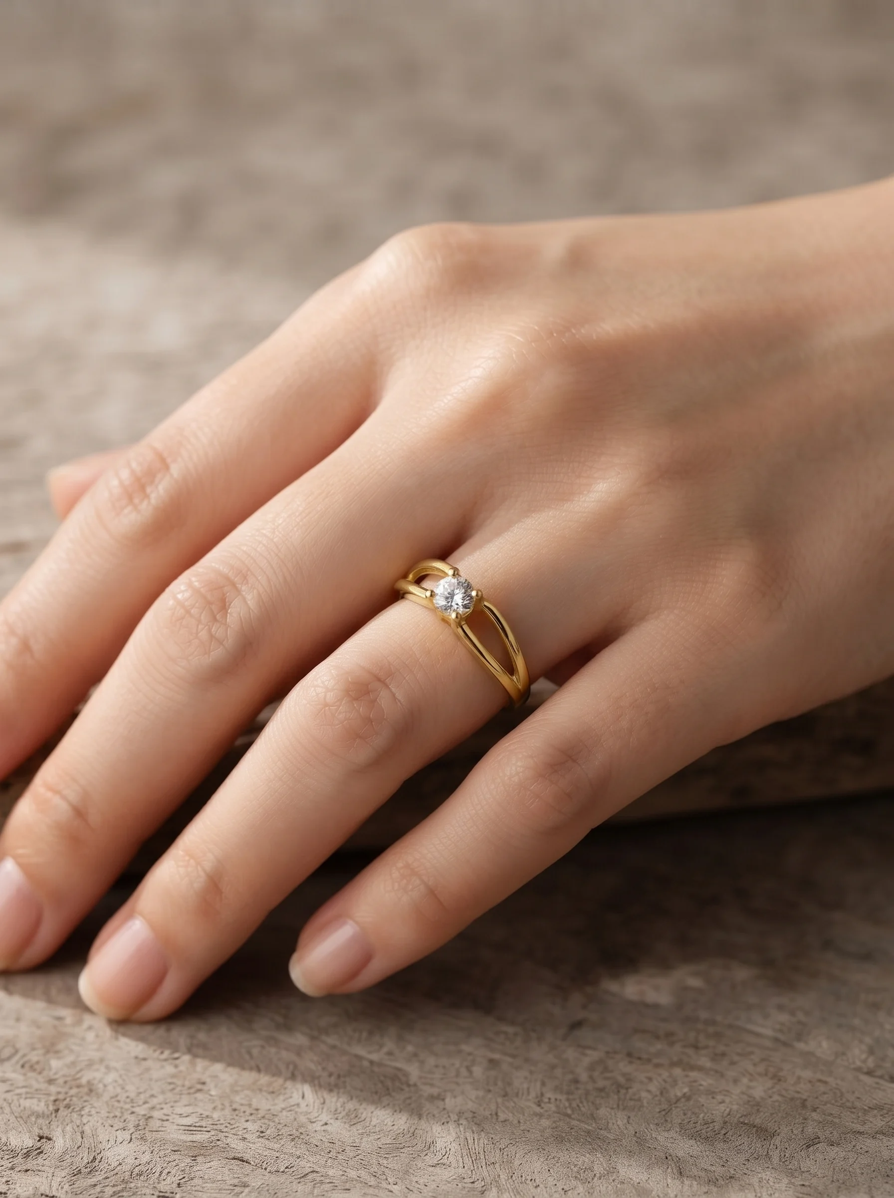 Daily Wear Gold Ring - Image 2