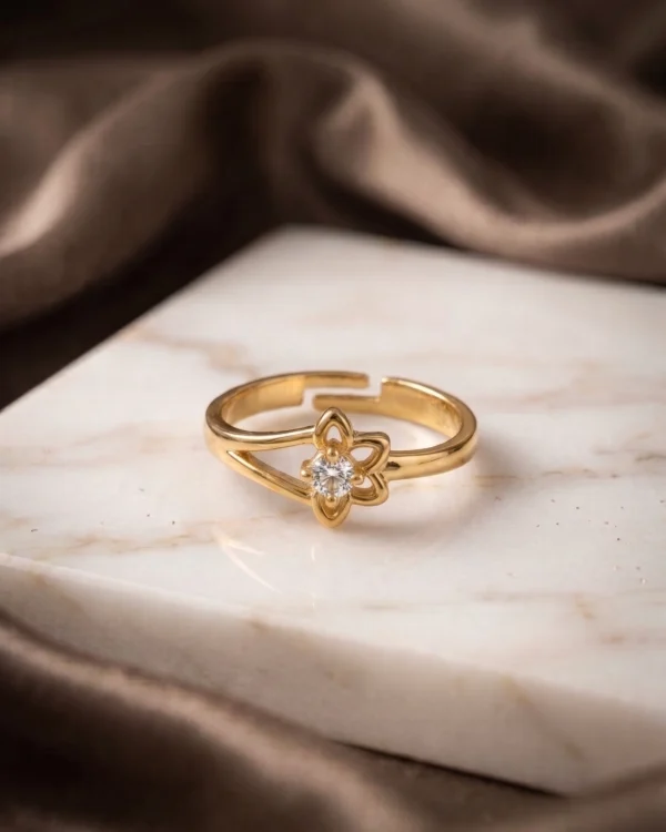 Sleek Gold Ring
