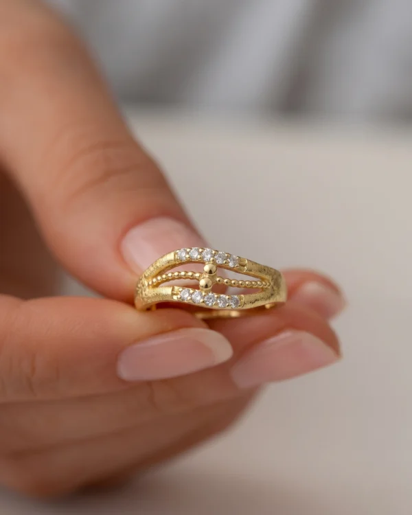 Radiant Gold Ring