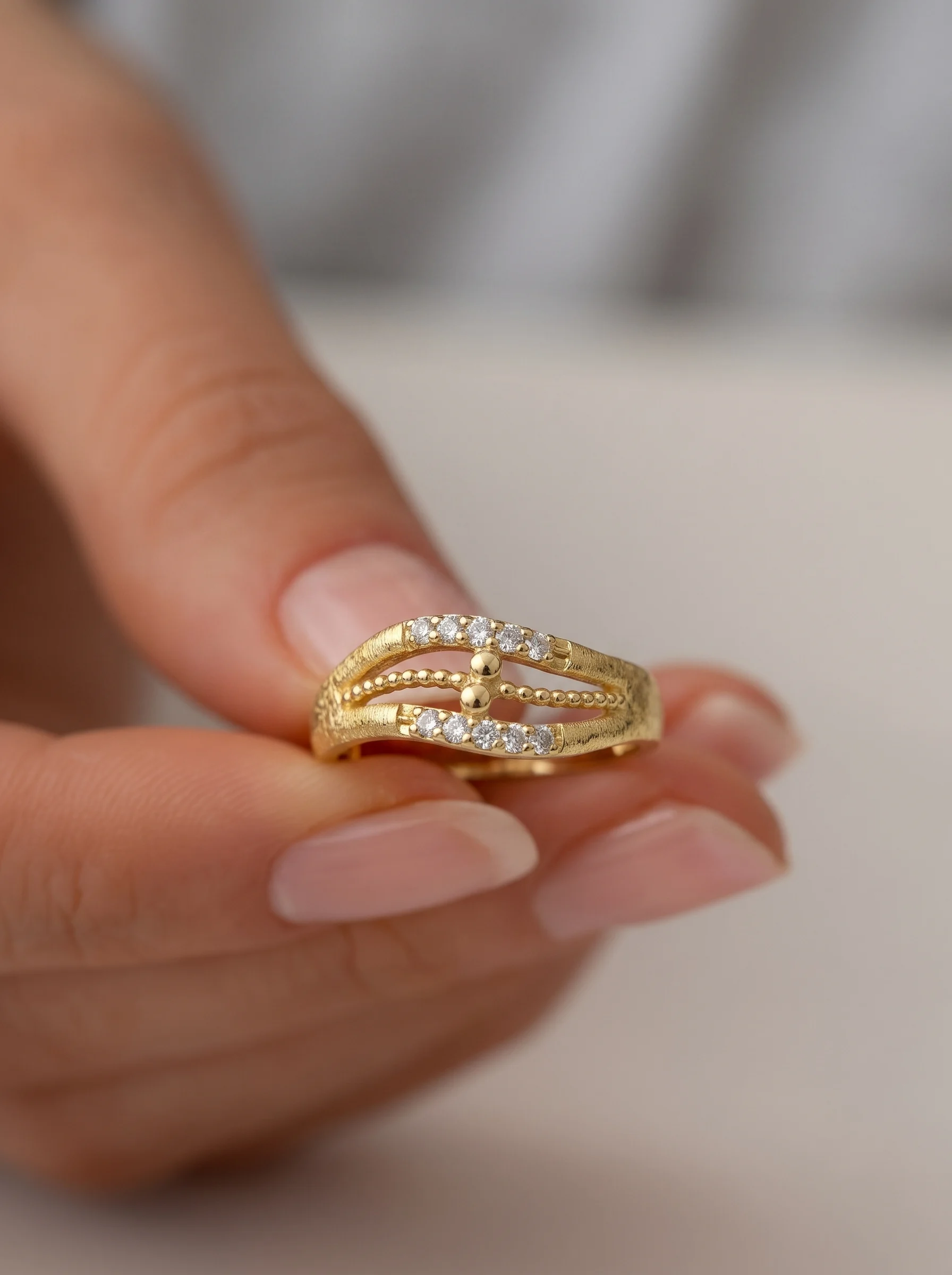Radiant Gold Ring