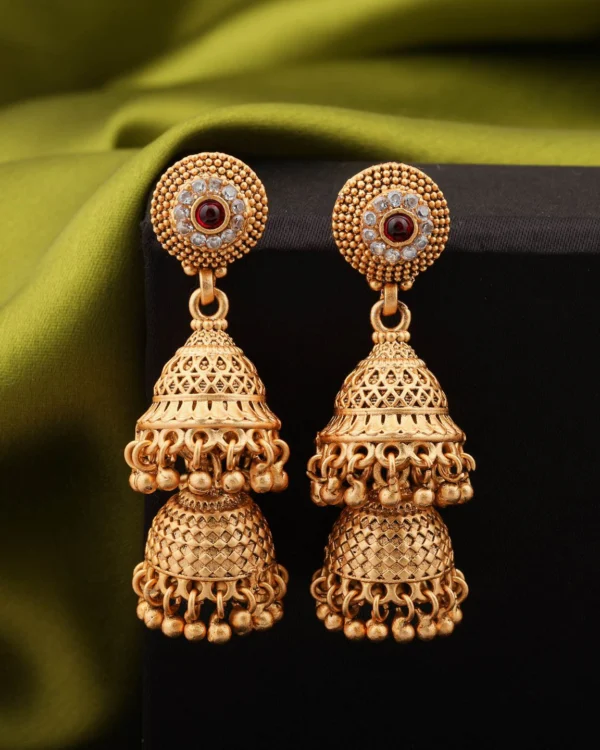 Luxury Gold Jhumka