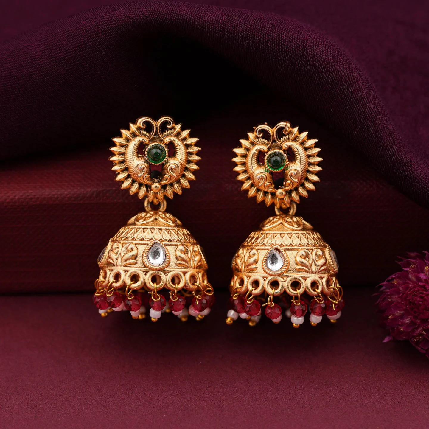 Radiant Gold Jhumka