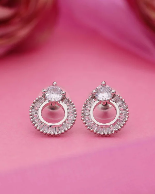 Floral Crystal Earrings