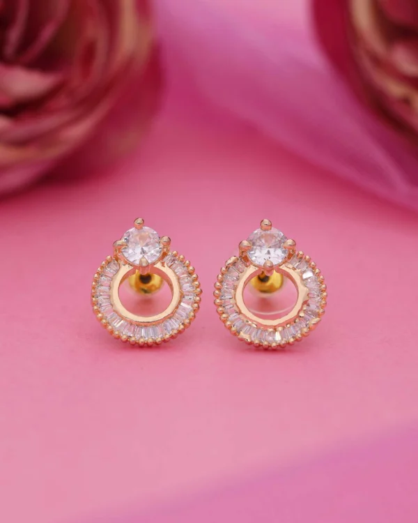 Contemporary Crystal Studs