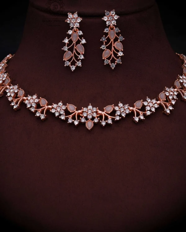 Designer CZ Jewellery Set