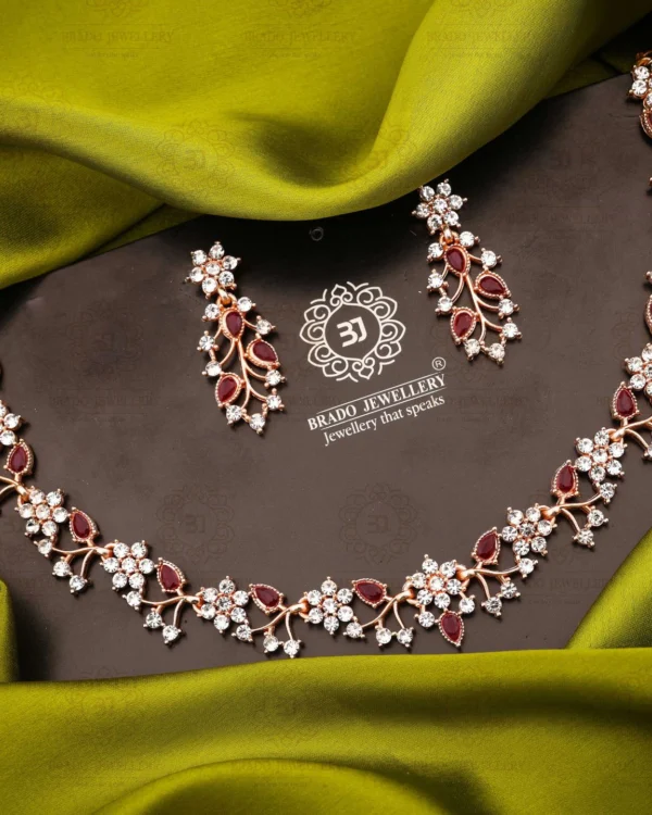 Premium Floral Necklace Set