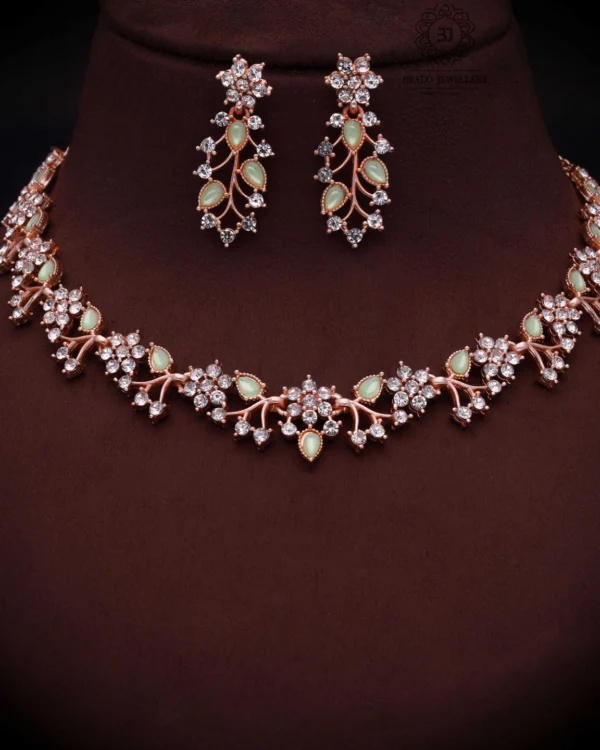 Royal Floral Necklace Set