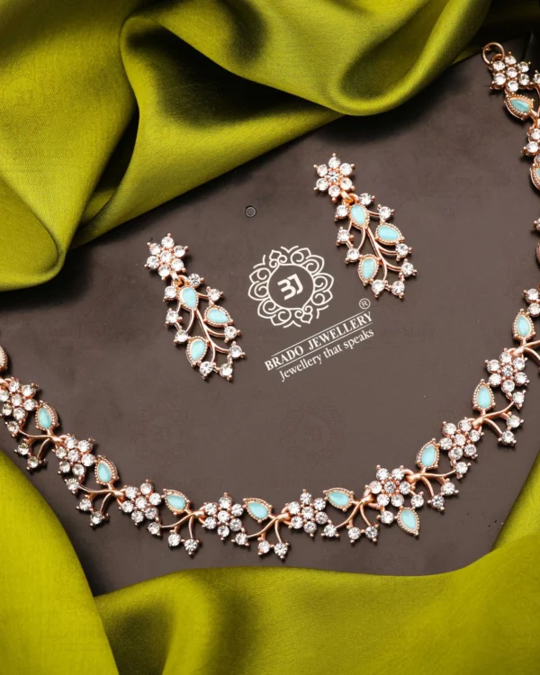 Silver Finish Jewellery Set