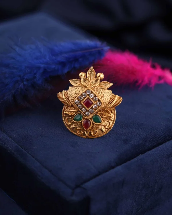 Royal Floral Gold Ring