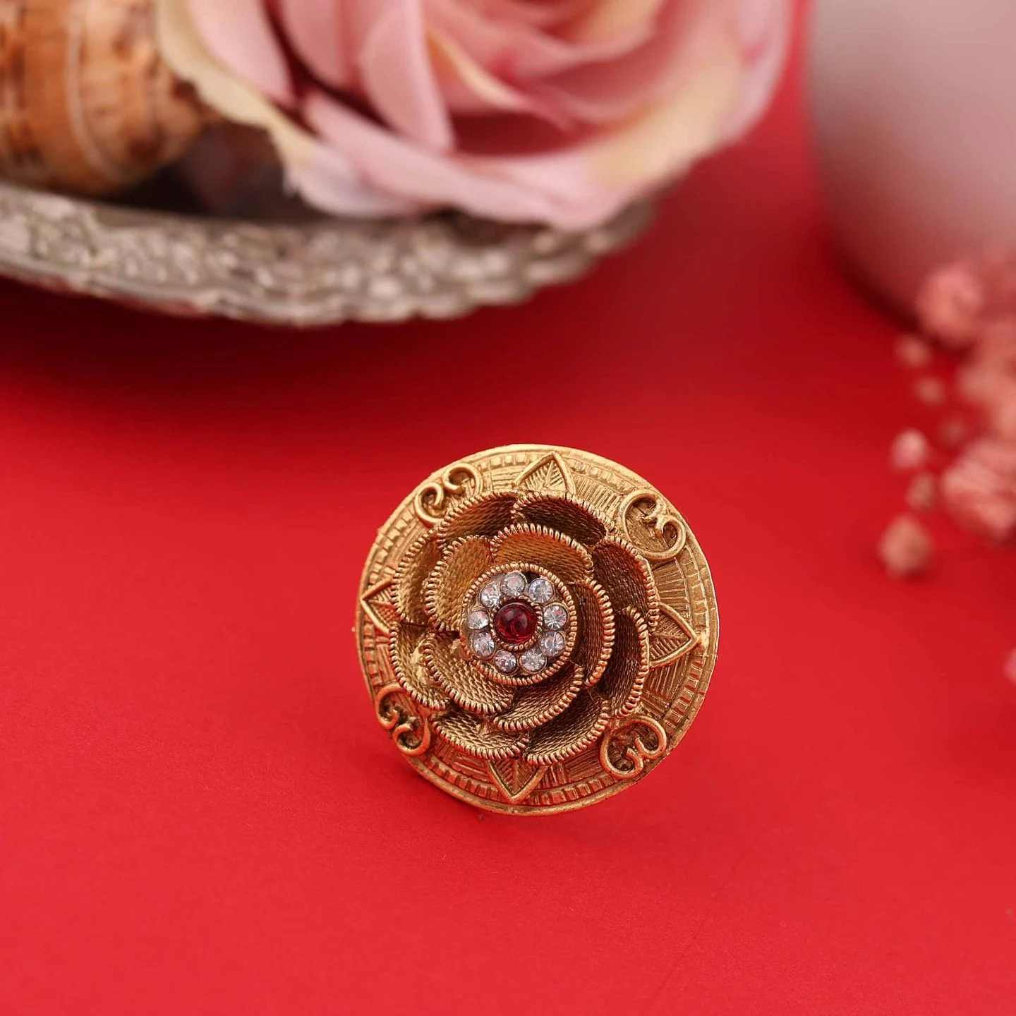 Designer Flower Ring