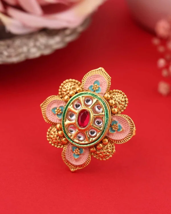 Premium Floral Jewelry Ring