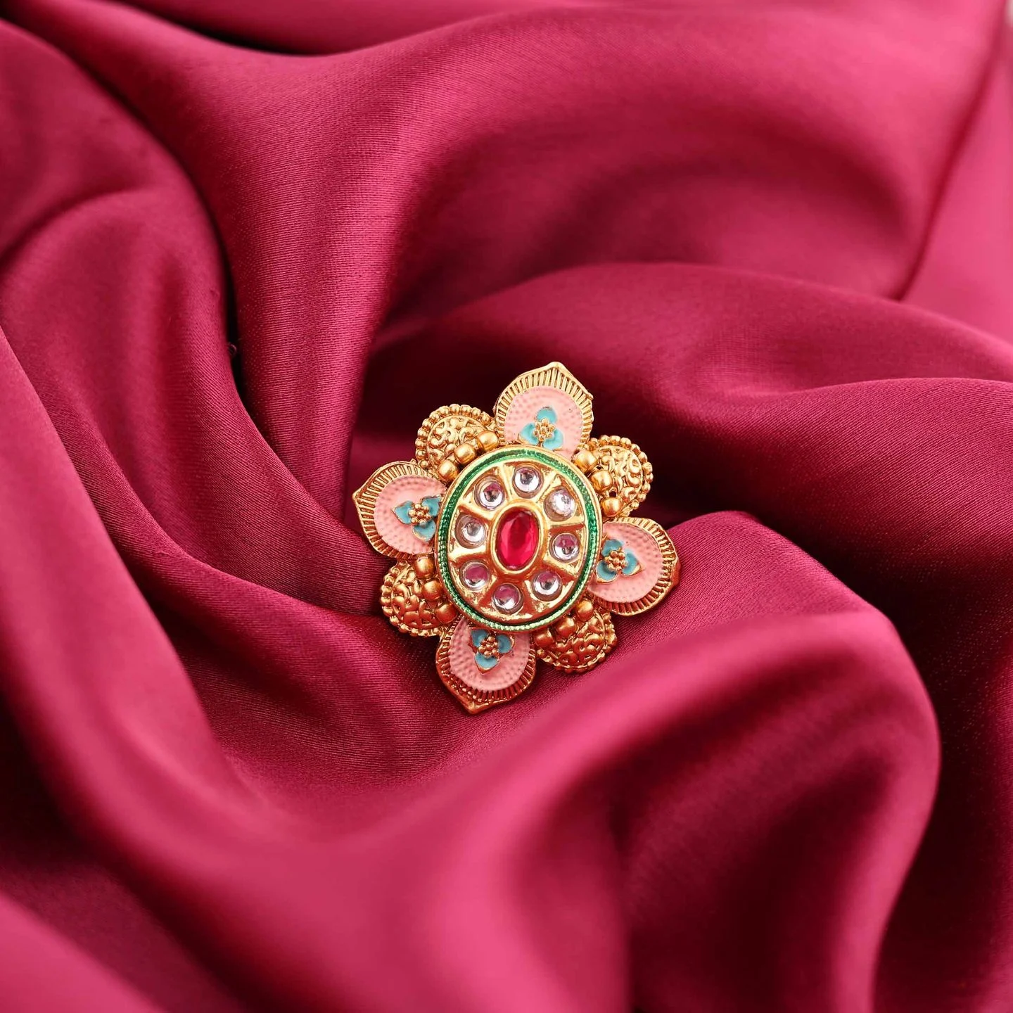 Premium Floral Jewelry Ring - Image 4