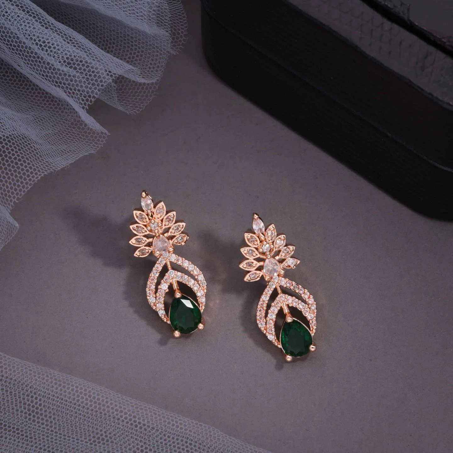 Designer Teardrop Earrings