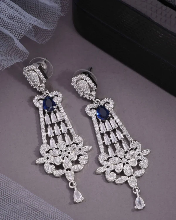 Sapphire Blue Designer Earrings