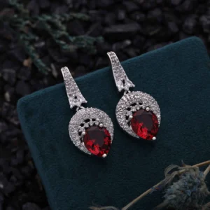Floral Crystal Earrings