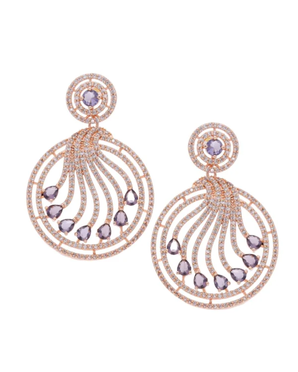 Designer Mint Stone Earrings