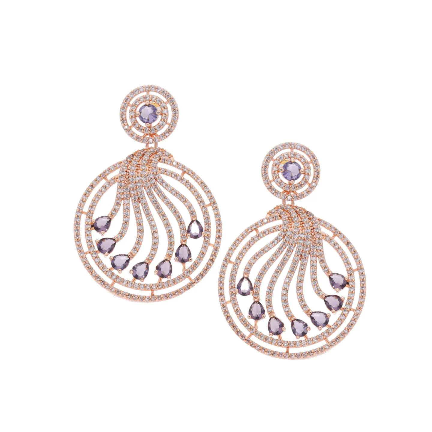 Designer Mint Stone Earrings