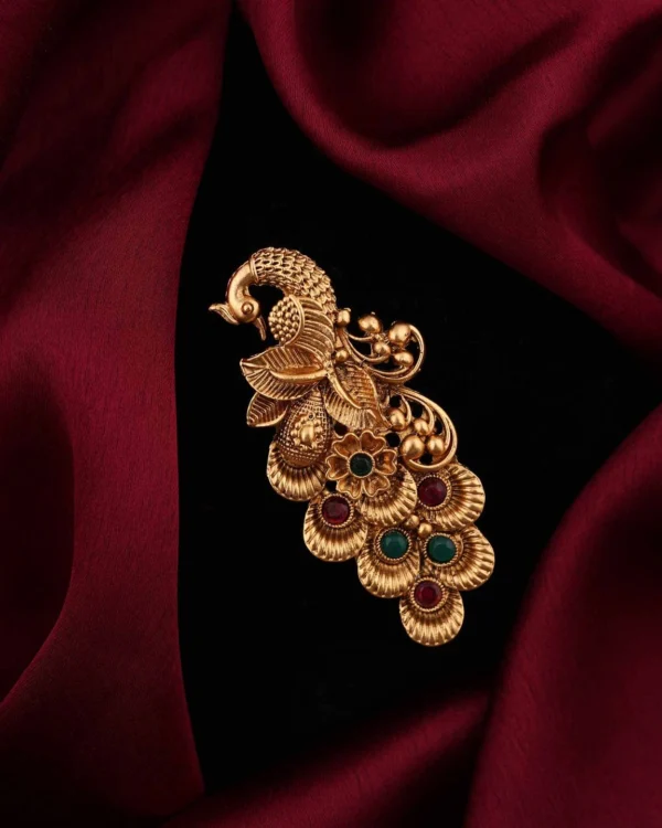 Vintage Gold Floral Brooch