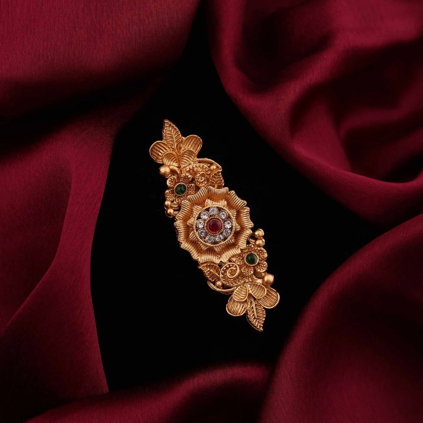 Classic Ethnic Floral Pin - Image 2