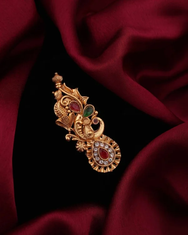Antique Floral Lapel Pin
