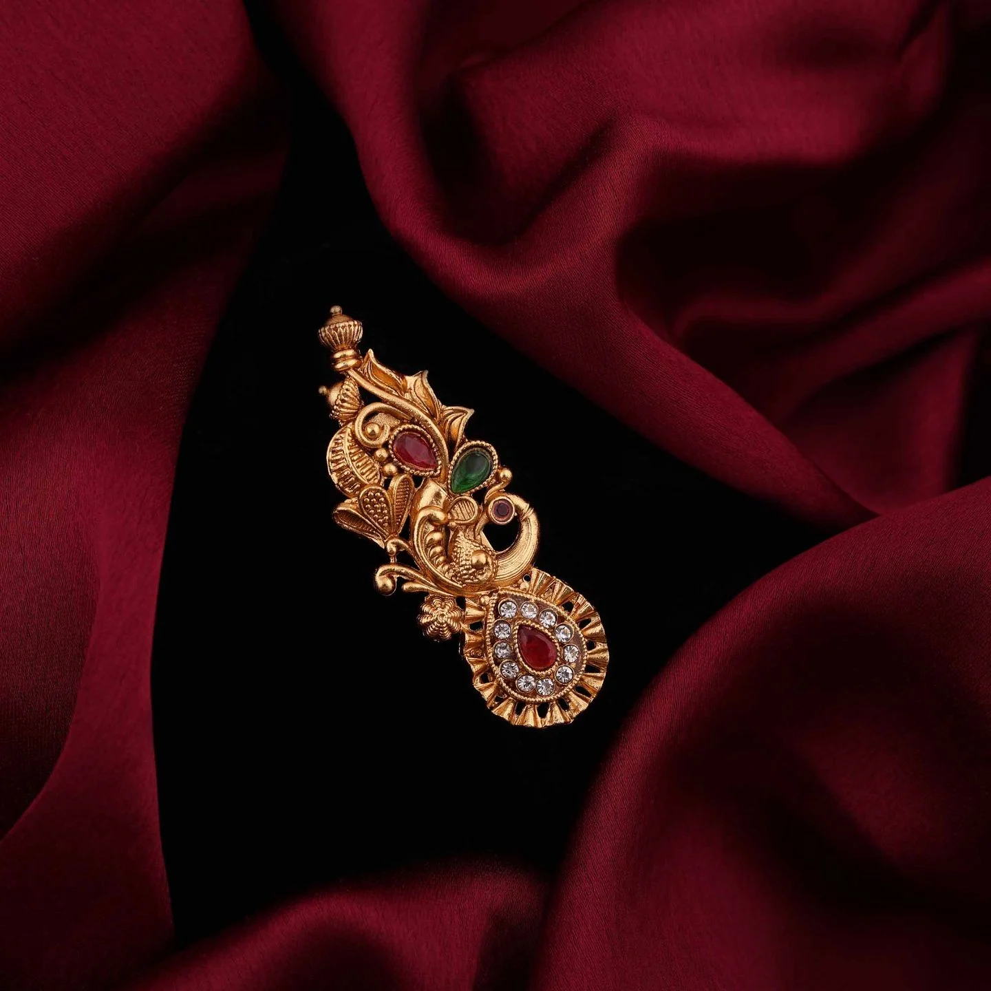 Antique Floral Lapel Pin