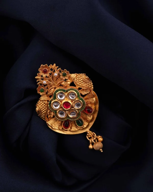 Elegant Ruby Accent Pin