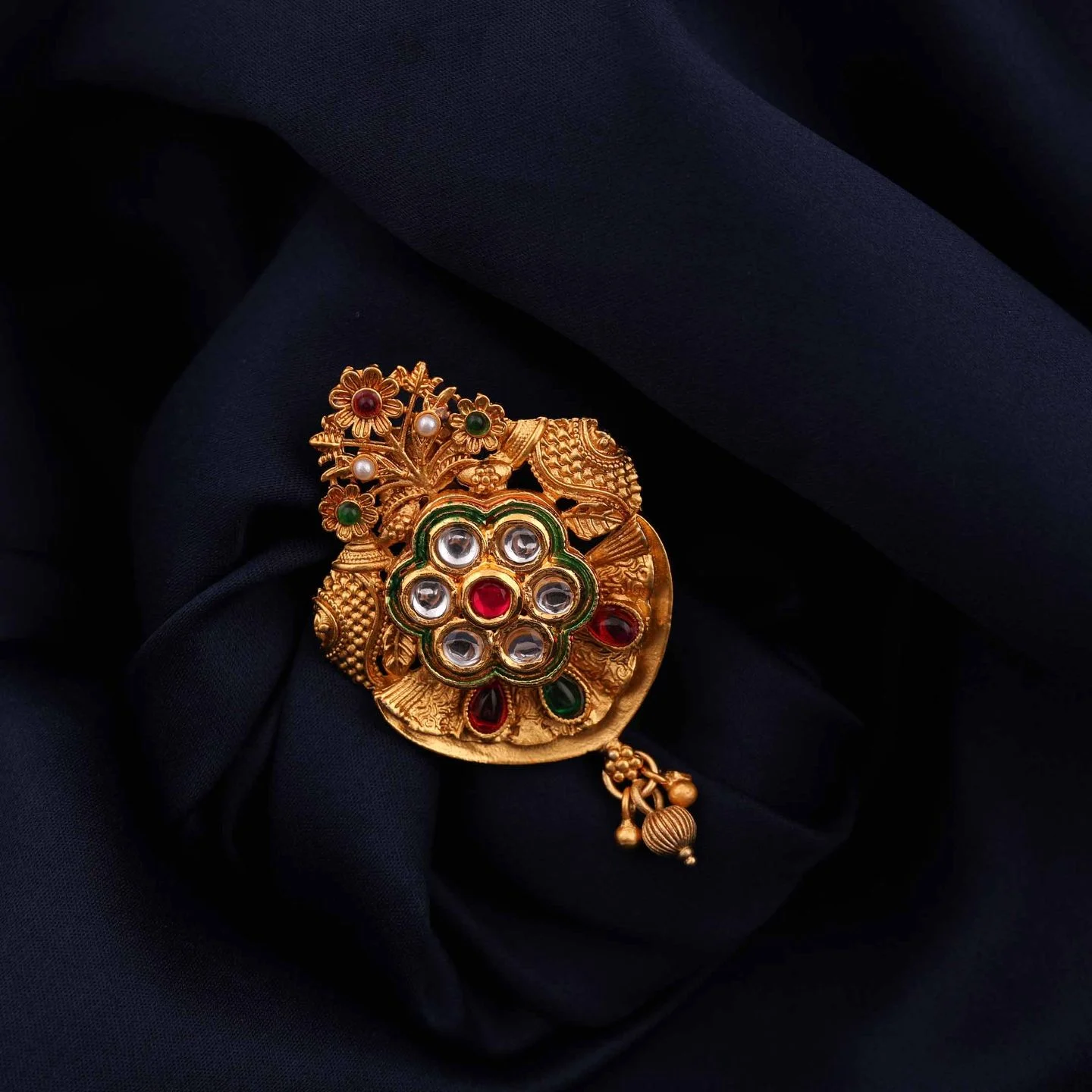 Elegant Ruby Accent Pin