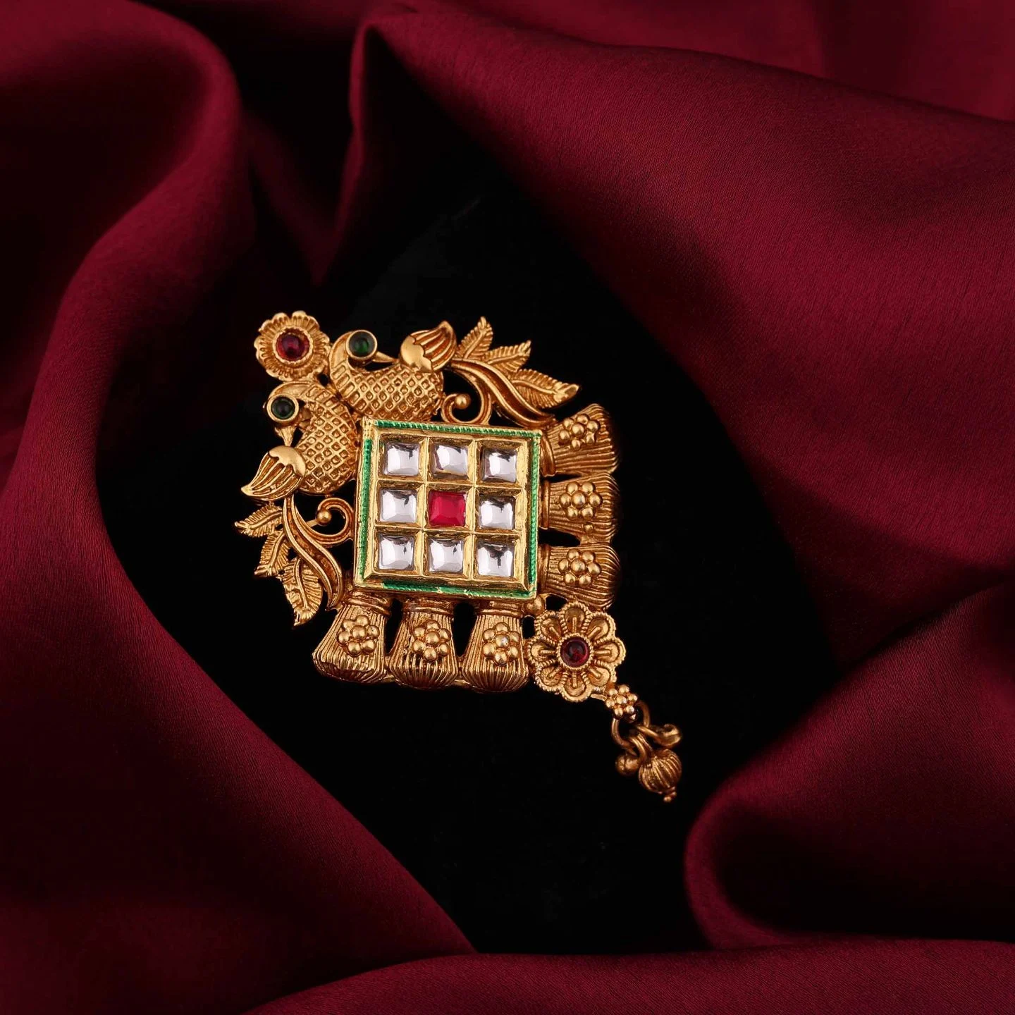 Royal Stone Studded Brooch
