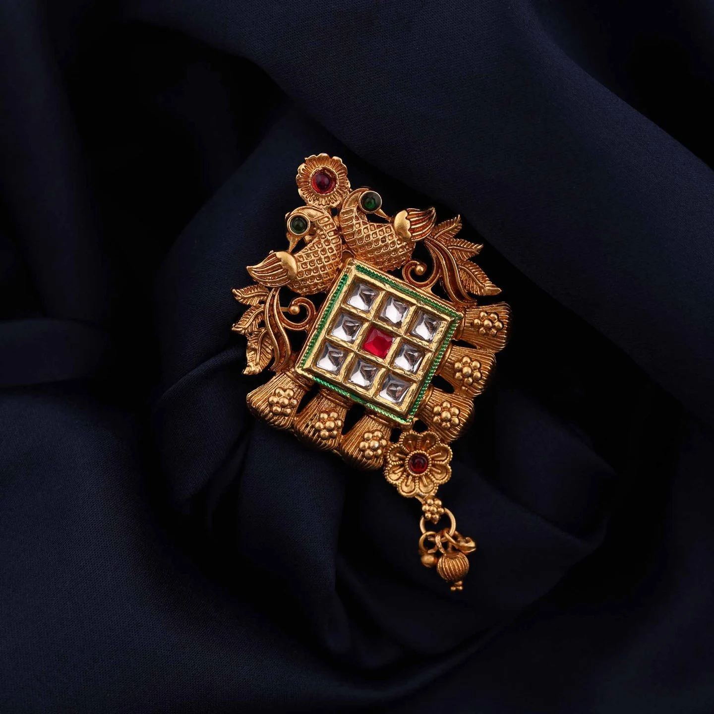 Royal Stone Studded Brooch - Image 2