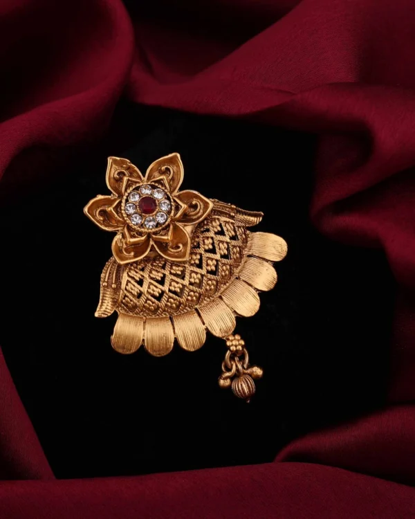 Ethnic Gold Fashion Pin