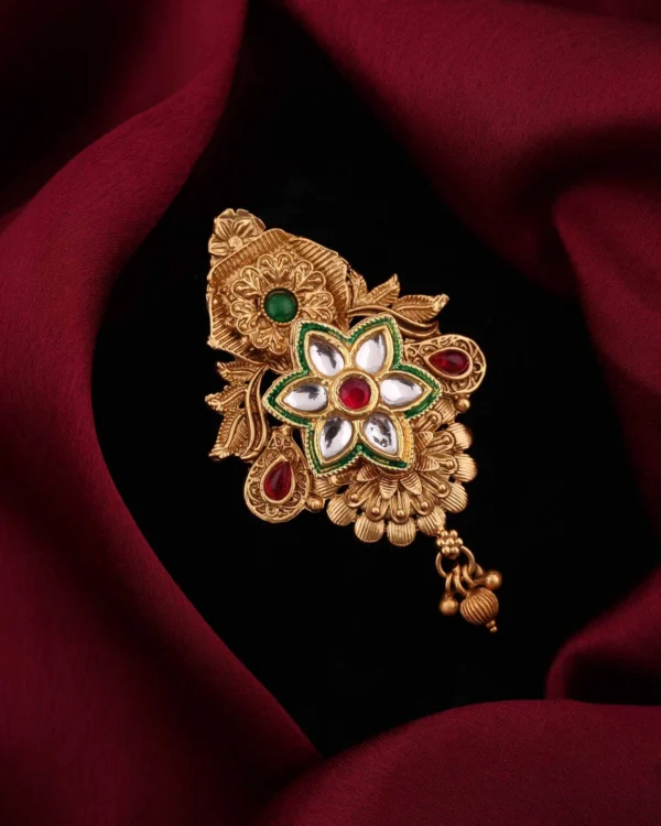 Luxury Floral Gold Pin