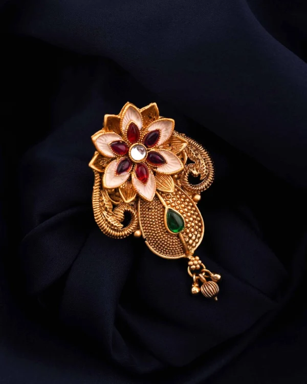 Ethnic Gold Fashion Pin