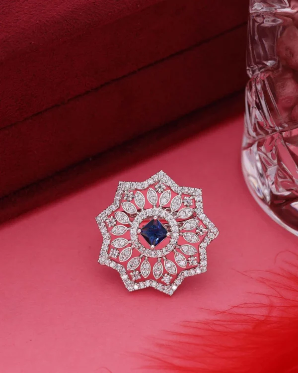 Luxury Silver Statement Ring