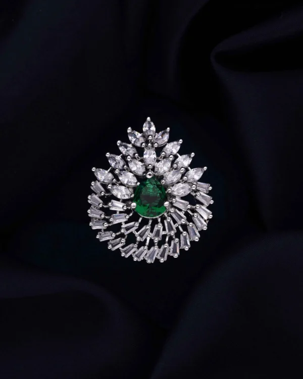 Luxury Silver Statement Ring