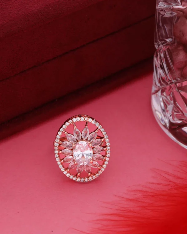 Premium Rose Gold Fashion Ring