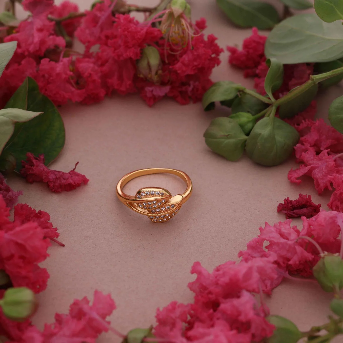 Royal Floral Gold Ring - Image 2