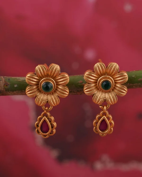 Premium Traditional Gold Jhumkas