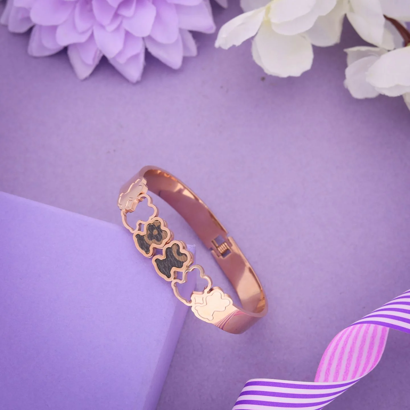 Minimalist Rose Gold Bracelet - Image 2