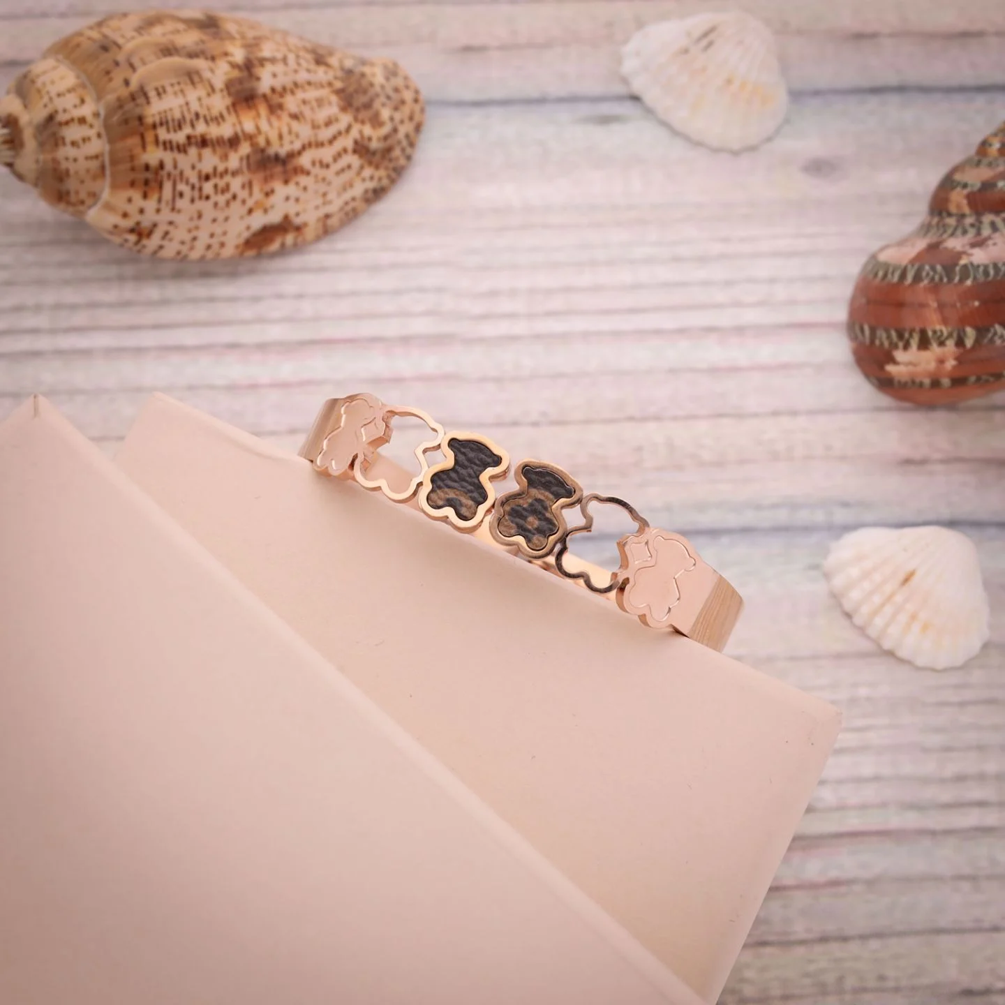 Minimalist Rose Gold Bracelet - Image 3