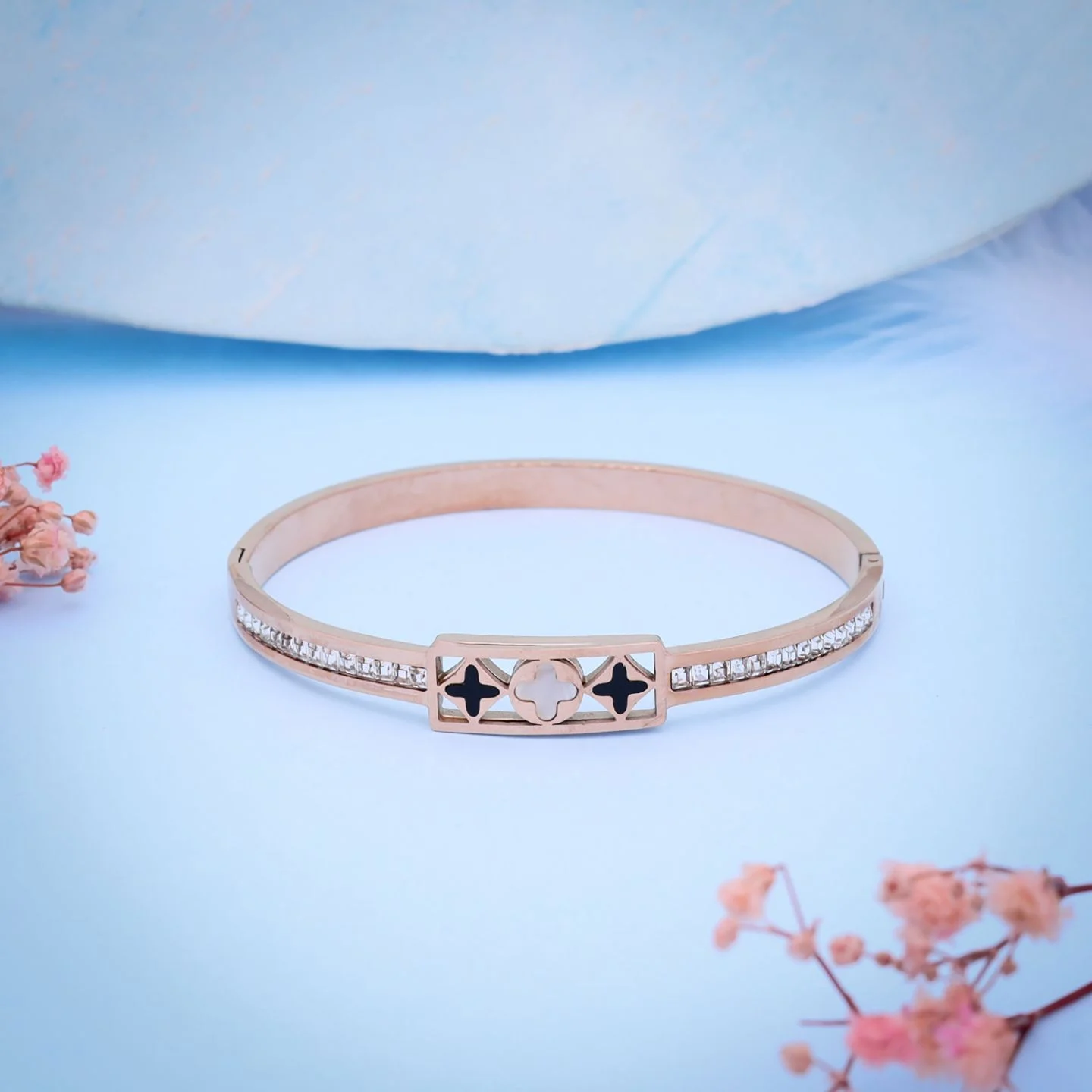 Modern Rose Charm Bracelet - Image 2