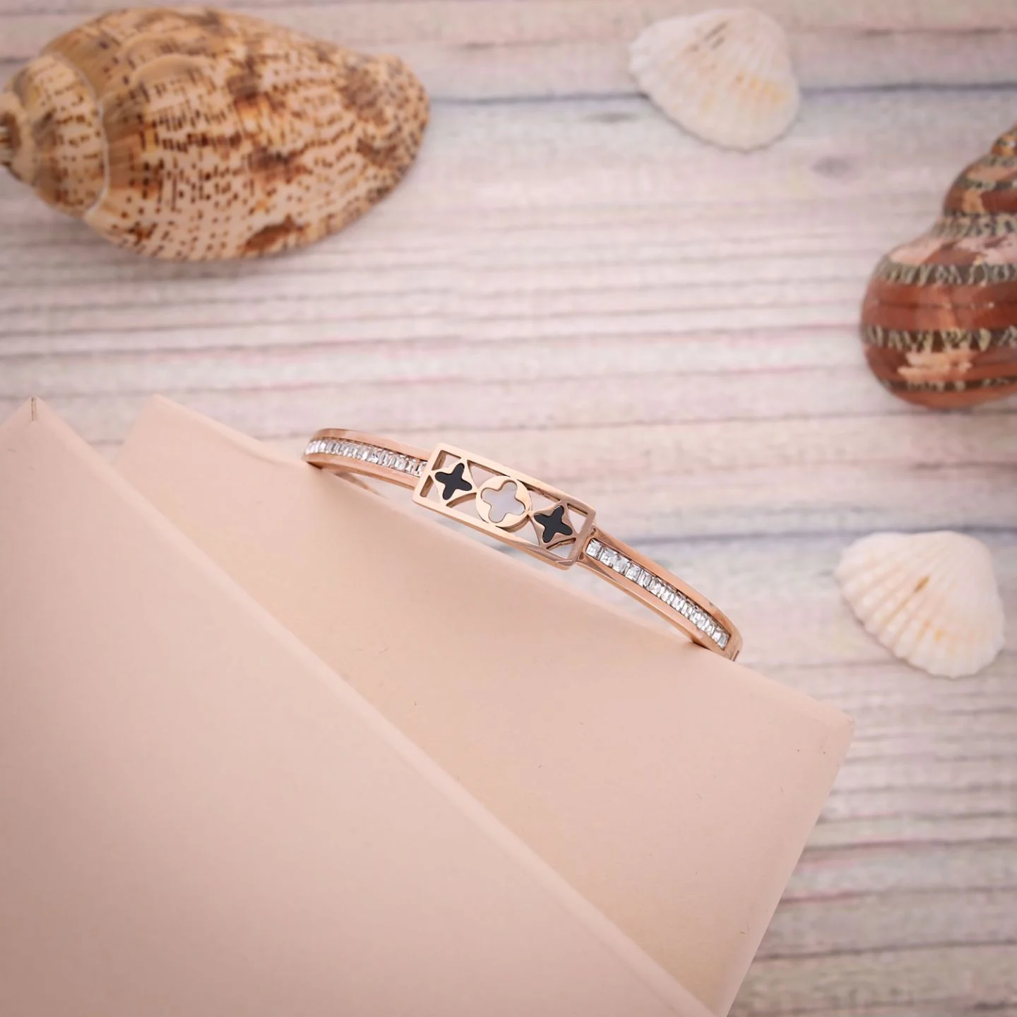 Modern Rose Charm Bracelet - Image 3