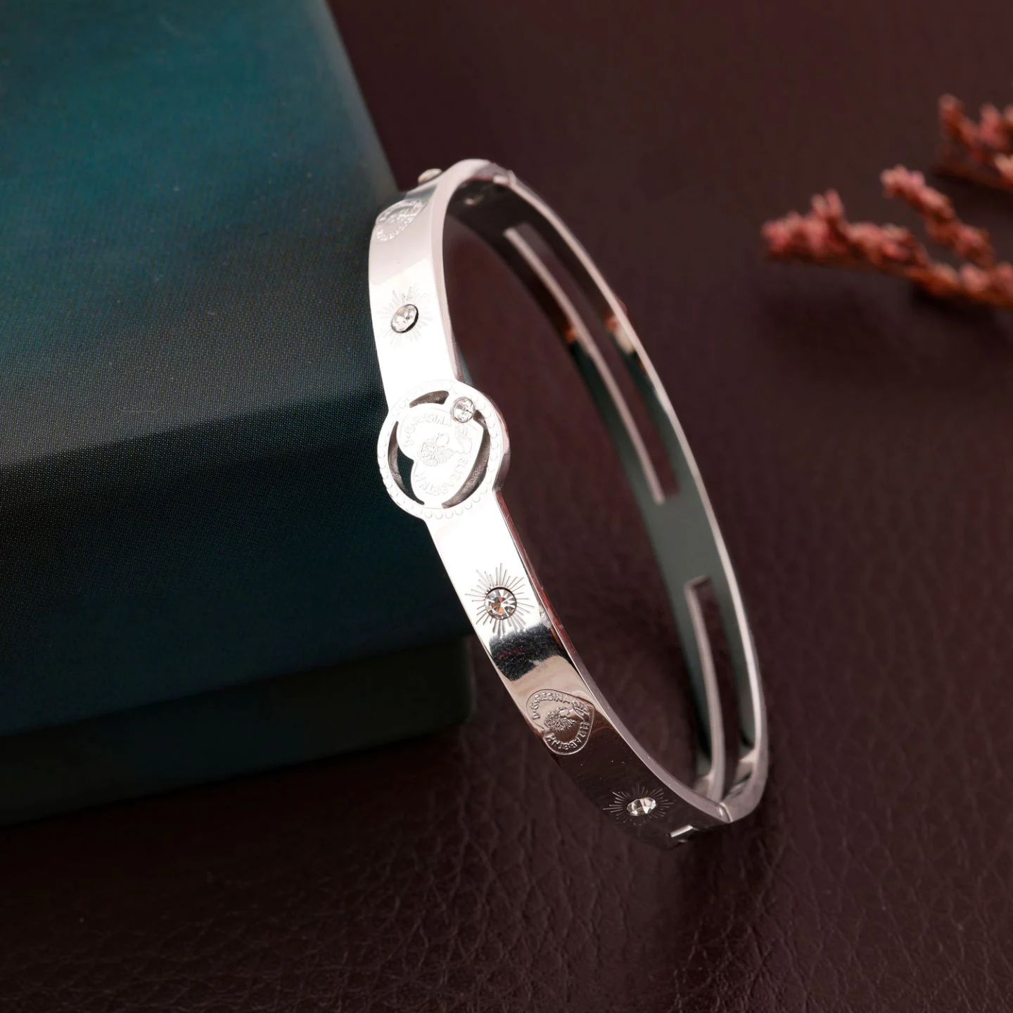 Luxury Silver Crystal Bracelet