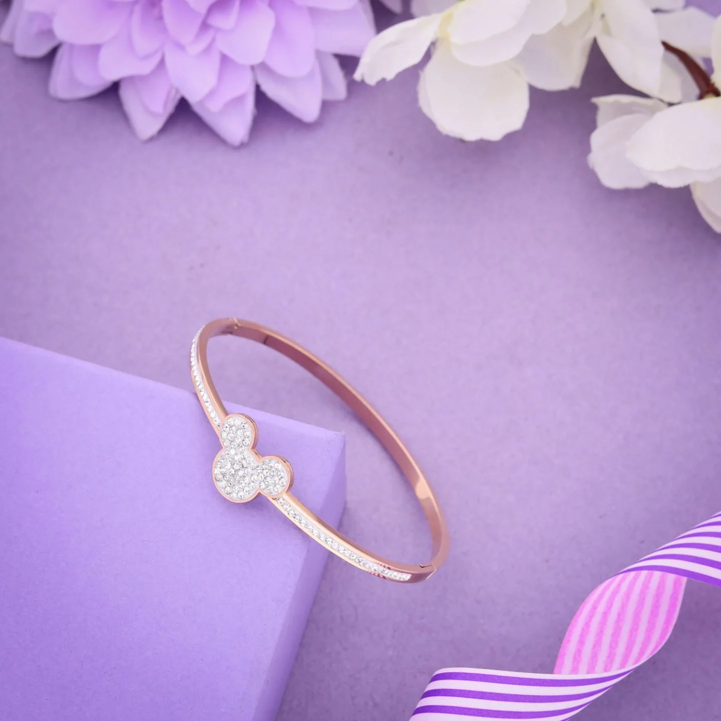 Modern Rose Charm Bracelet - Image 5