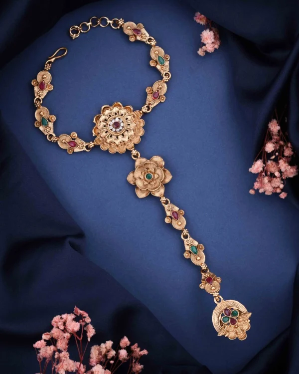 Festive Floral Bracelet