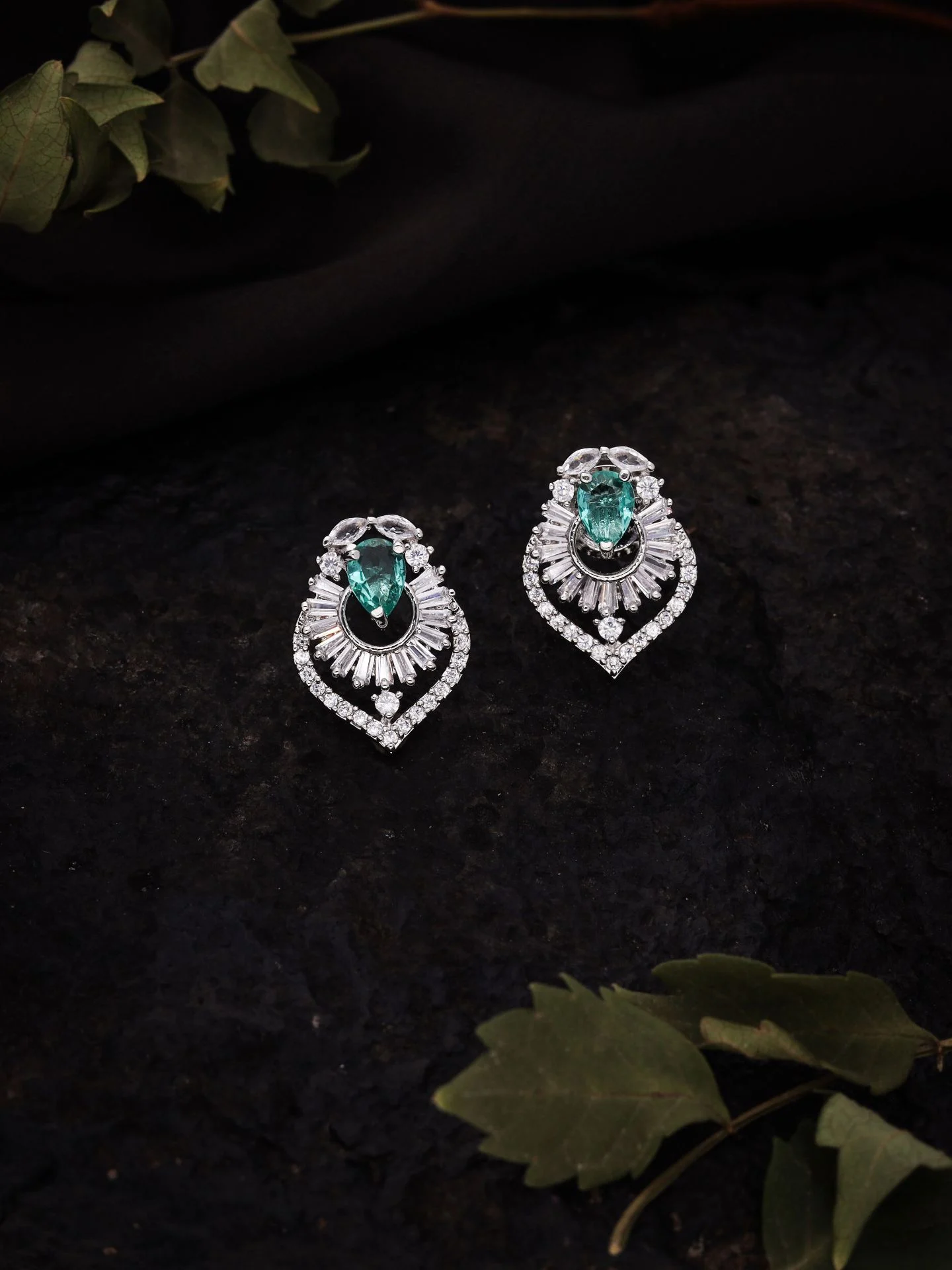 Luxury Floral Stud Drops