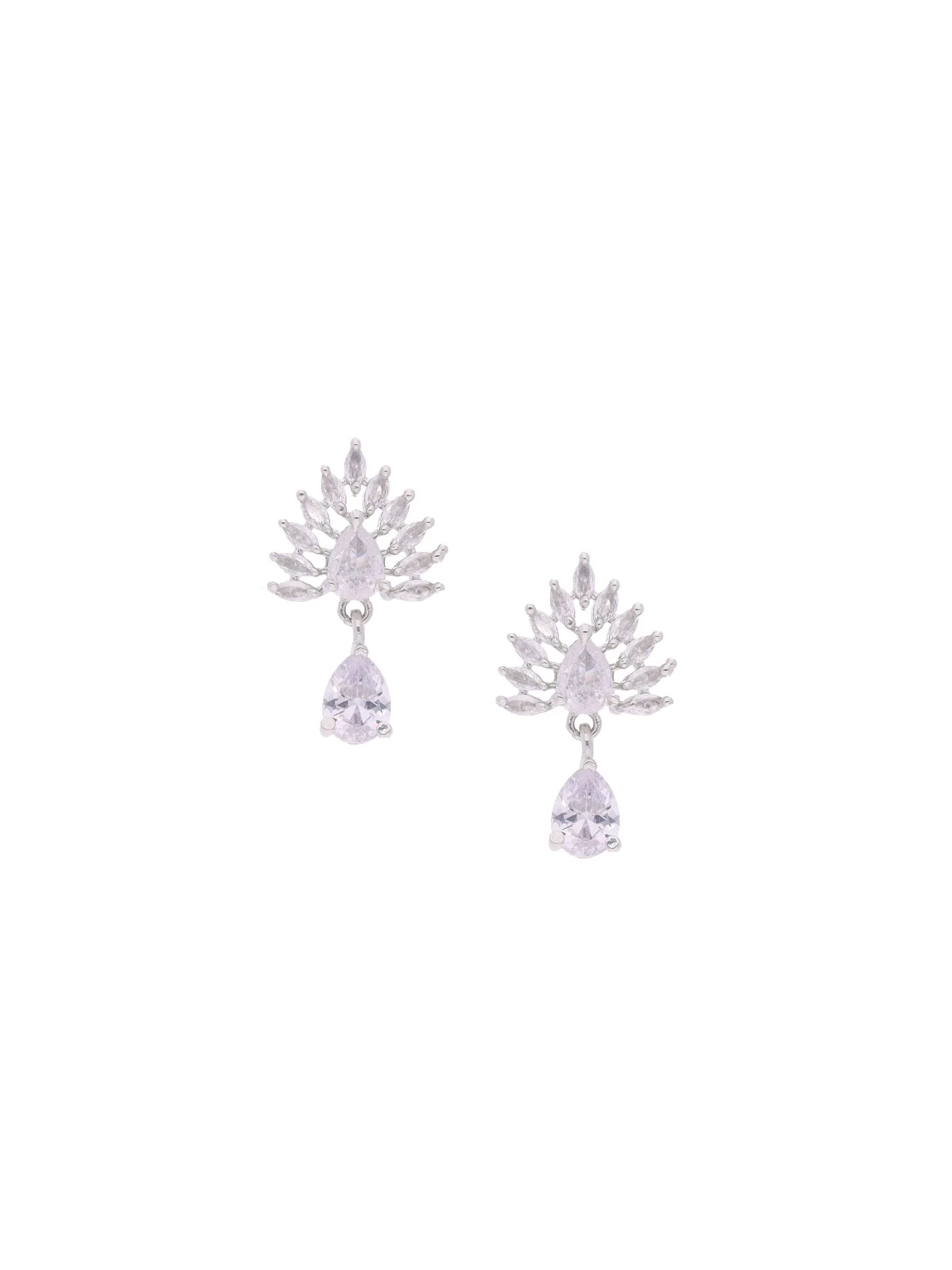 Party Wear Crystal Earrings - Image 4