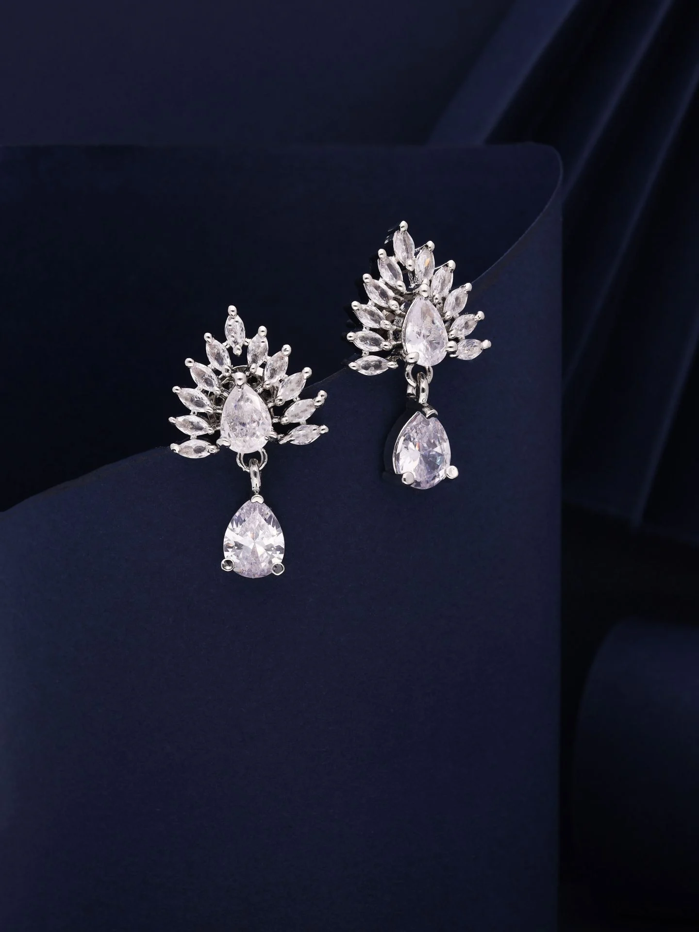 Party Wear Crystal Earrings