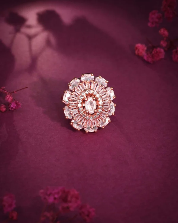 Elegant Halo Ring