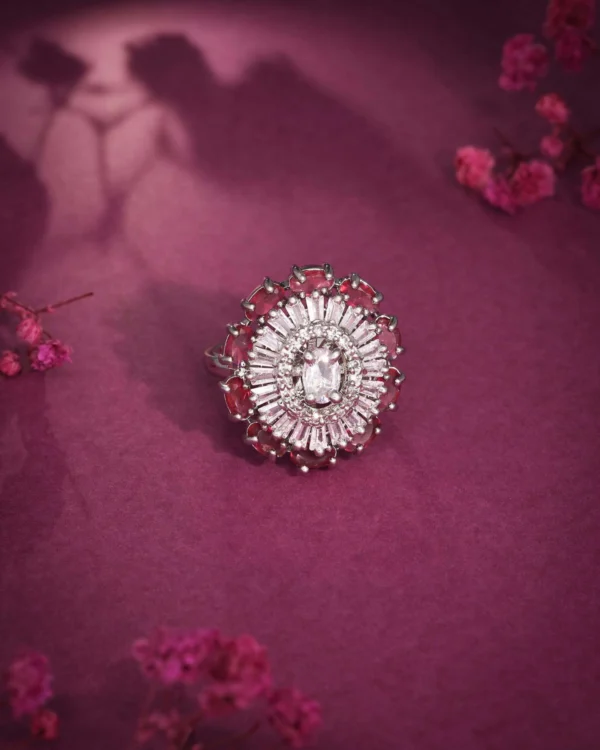 Luxury Silver Fashion Ring